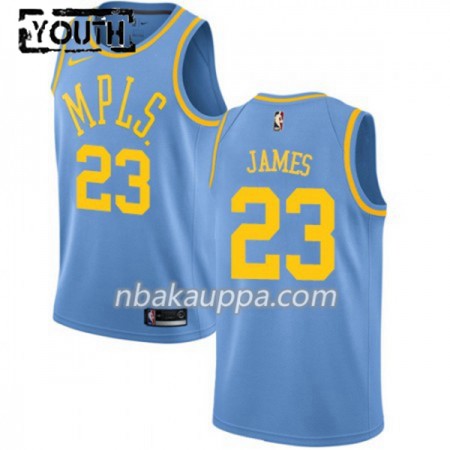 Los Angeles Lakers LeBron James 23 Nike Hardwood Classics Pelipaidat Swingman - Lasten